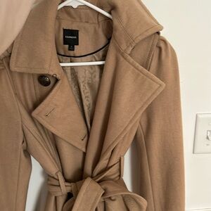Womens wool trench coat